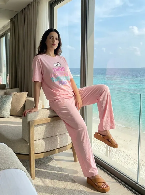 Fasense_Pure_Sinker_Cotton_Night_Suit_for_Women,__Super-Soft_Everyday_Loungewear_Tee_&_Pyjama_Set_for_Ladies_(Breathable,_Relaxed_Fit)