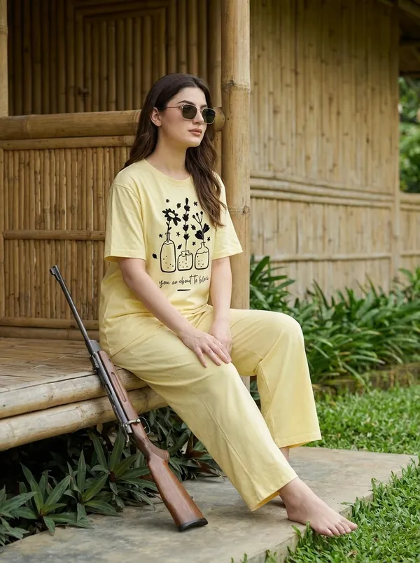 Fasense_Pure_Sinker_Cotton_Night_Suit_for_Women,__Super-Soft_Everyday_Loungewear_Tee_&_Pyjama_Set_for_Ladies_(Breathable,_Relaxed_Fit)