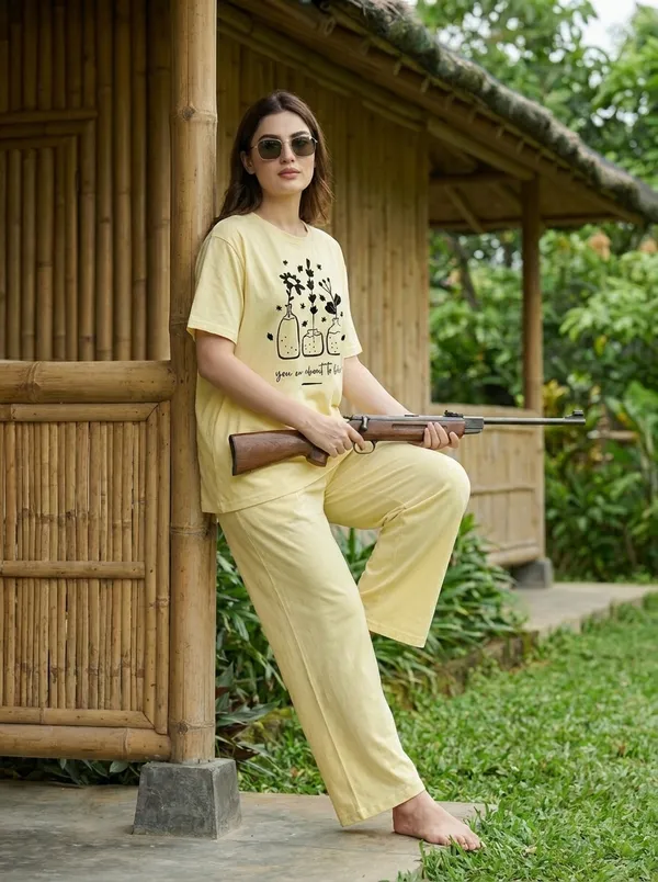 Fasense_Pure_Sinker_Cotton_Night_Suit_for_Women,__Super-Soft_Everyday_Loungewear_Tee_&_Pyjama_Set_for_Ladies_(Breathable,_Relaxed_Fit)