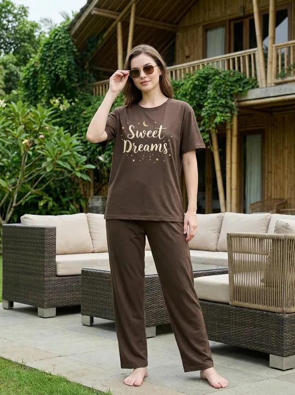 Fasense_Pure_Sinker_Cotton_Night_Suit_for_Women,__Super-Soft_Everyday_Loungewear_Tee_&_Pyjama_Set_for_Ladies_(Breathable,_Relaxed_Fit)