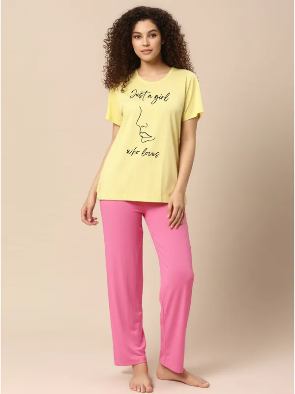 Fasense_Women_Cotton_Lycra_Half_Sleeve_Night_Suit_Set_Luxury_Comfort_Pyjama_Set_for_Ladies_Printed_Loungewear_for_Women