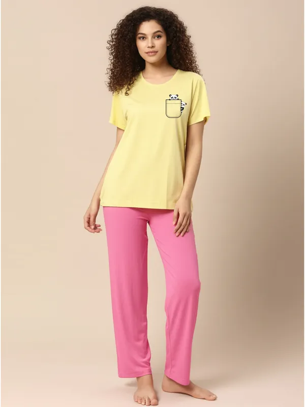 Fasense_Women_Cotton_Lycra_Half_Sleeve_Night_Suit_Set_Luxury_Comfort_Pyjama_Set_for_Ladies_Printed_Loungewear_for_Women