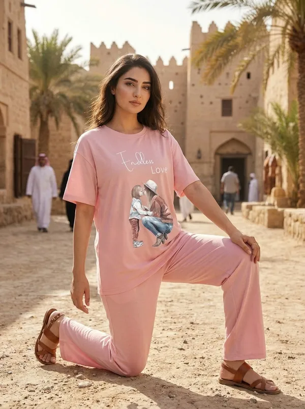 Fasense_Pure_Sinker_Cotton_Night_Suit_for_Women,__Super-Soft_Everyday_Loungewear_Tee_&_Pyjama_Set_for_Ladies_(Breathable,_Relaxed_Fit)