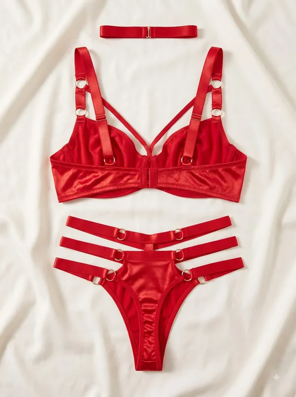 Elegant_Red_Babydoll_Lingerie_Set