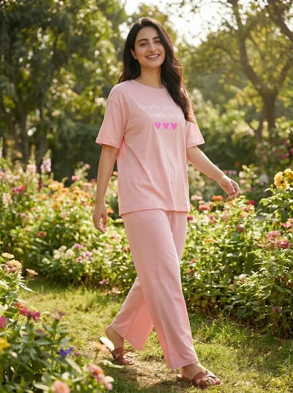Fasense_Pure_Sinker_Cotton_Night_Suit_for_Women,__Super-Soft_Everyday_Loungewear_Tee_&_Pyjama_Set_for_Ladies_(Breathable,_Relaxed_Fit)