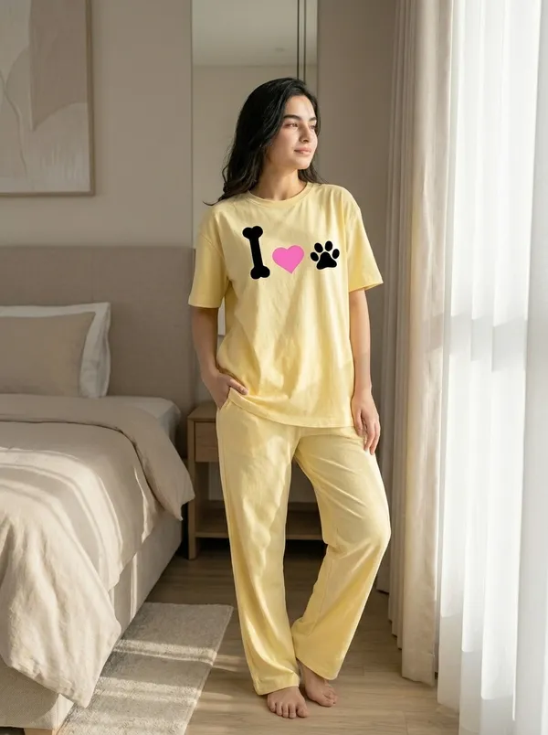 Fasense_Pure_Sinker_Cotton_Night_Suit_for_Women,__Super-Soft_Everyday_Loungewear_Tee_&_Pyjama_Set_for_Ladies_(Breathable,_Relaxed_Fit)