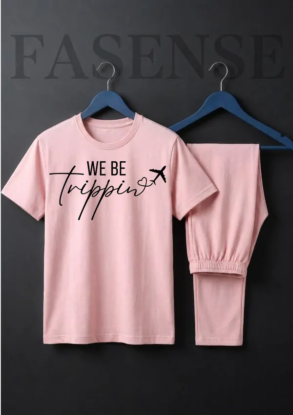 Fasense_Pure_Sinker_Cotton_Night_Suit_for_Women,_Soft_&_Breathable_"We_Be_Trippin"_Loungewear_Pyjama_Set_for_Ladies