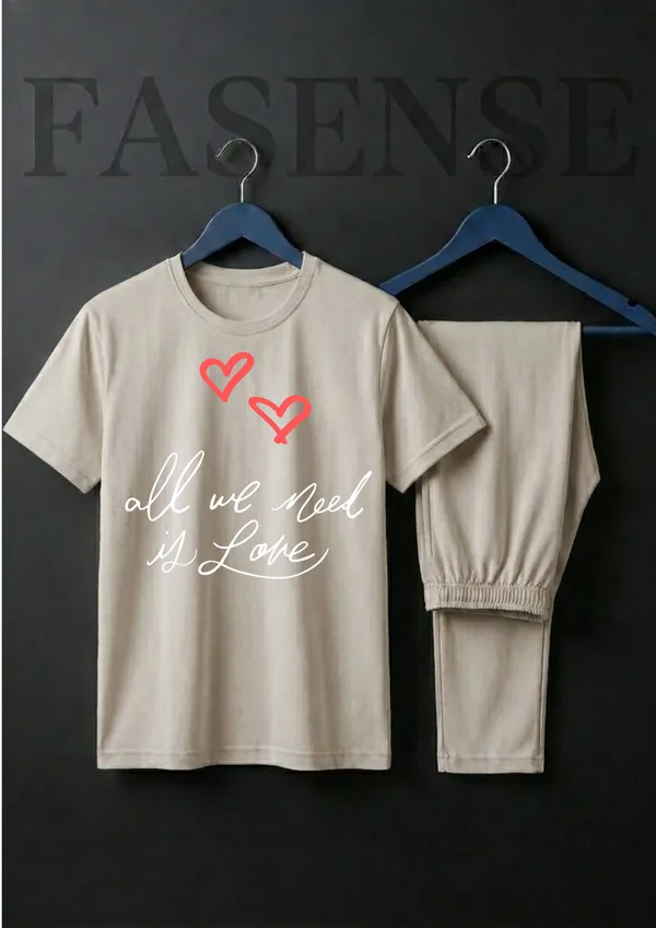 Fasense_Pure_Sinker_Cotton_Night_Suit_for_Women_("All_We_Need_Is_Love"_Edition),_Soft_&_Breathable_Loungewear_Pyjama_Set_for_Ladies