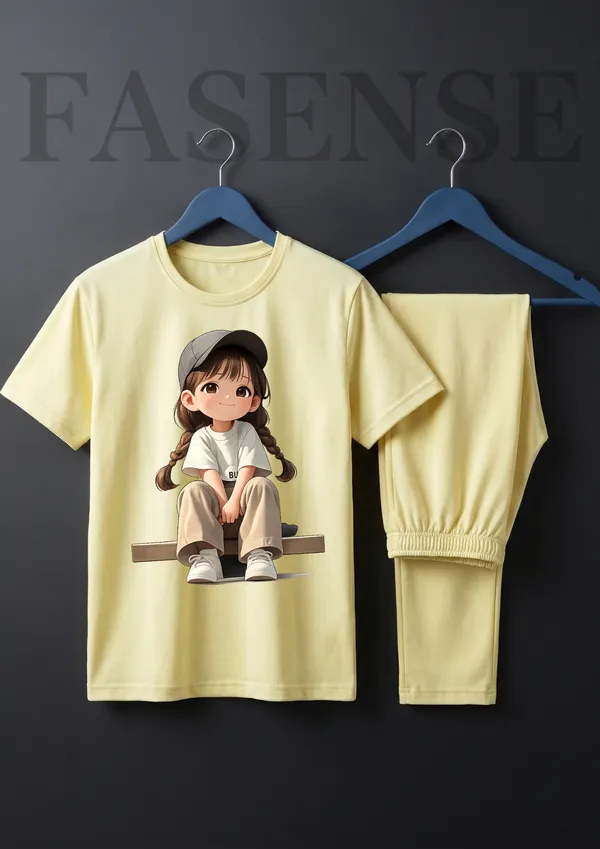 Fasense_Pure_Sinker_Cotton_Night_Suit_for_Women_("Cute_Anime_Girl"_Edition),_Soft_&_Breathable_Loungewear_Pyjama_Set_for_Ladies