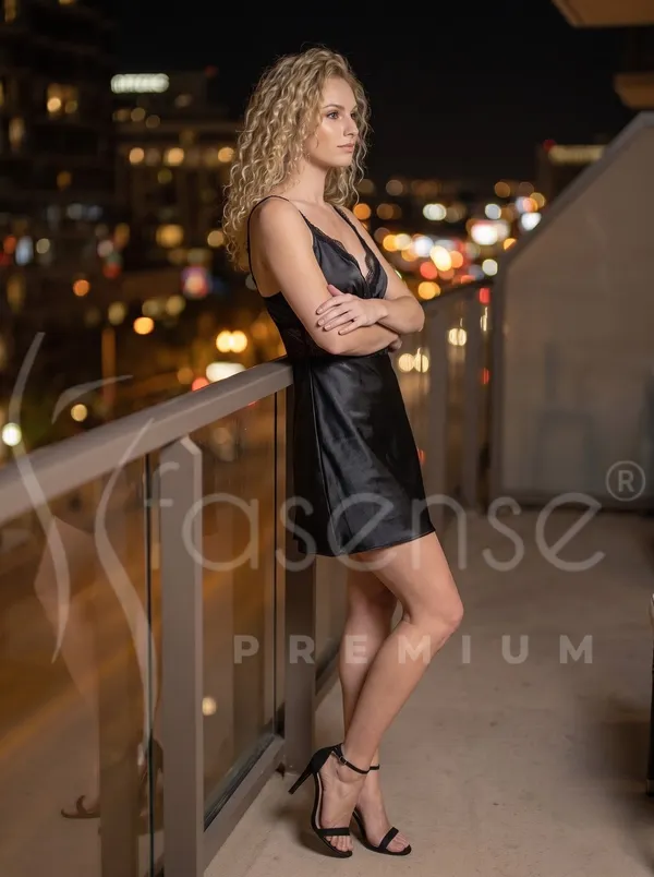Seductive_Black_Satin_Babydoll_Nighty_with_Contrast_Black_Lace_Waistband_&_Sheer_Lace_Back