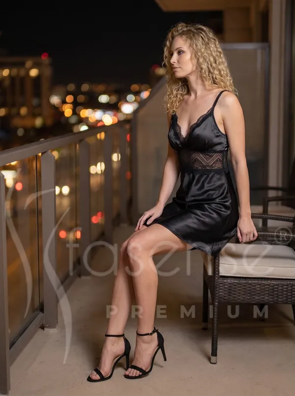 Seductive_Black_Satin_Babydoll_Nighty_with_Contrast_Black_Lace_Waistband_&_Sheer_Lace_Back