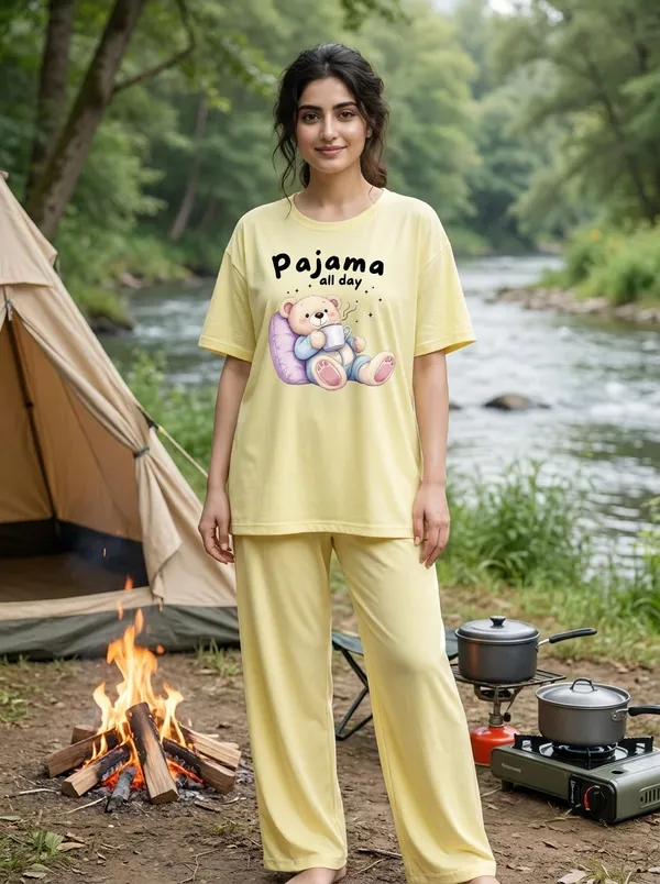 Fasense_Pure_Sinker_Cotton_Night_Suit_for_Women,__Super-Soft_Everyday_Loungewear_Tee_&_Pyjama_Set_for_Ladies_(Breathable,_Relaxed_Fit)