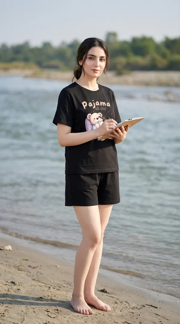Fasense_Women's_Ultra-Soft_Tencel_Modal_Night_Suit_-_"Pajama_All_Day"_Bear_Print_Top_and_Shorts_Set_with_Side_Pockets