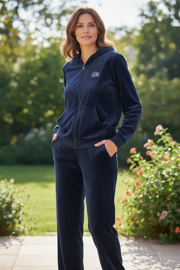 Fasense_Women's_velvet_Supersoft_Nightsuit_Set_-_Premium_Loungewear_Pyjama_Set_for_Ladies-Navy_Blue