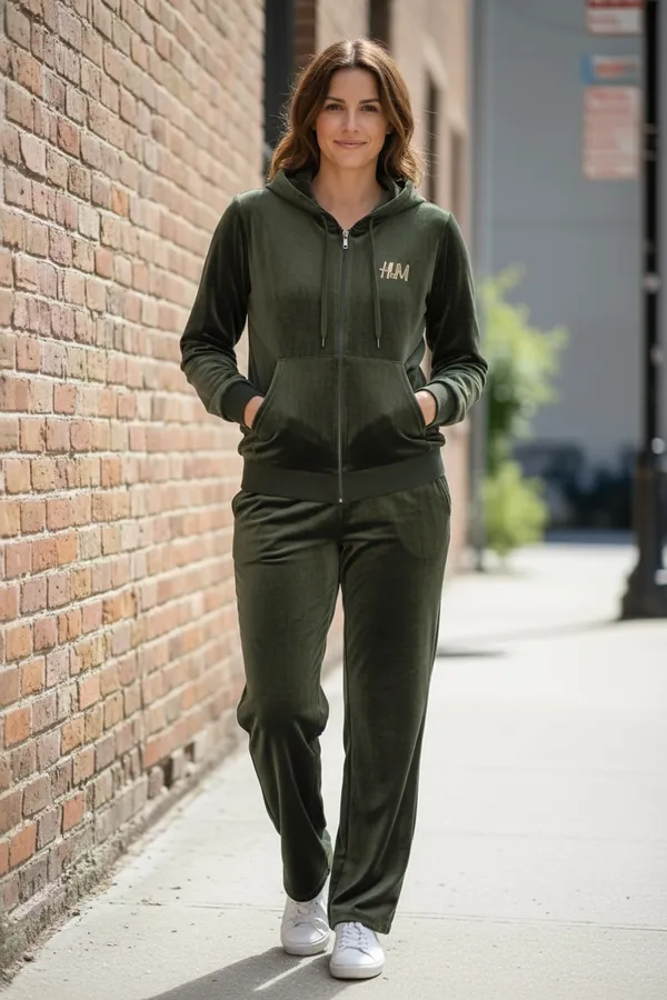 Fasense_Women's_Velvet_Supersoft_Nightsuit_Set_-_Premium_Loungewear_Pyjama_Set_for_Ladies-_Green