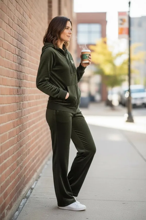 Fasense_Women's_Velvet_Supersoft_Nightsuit_Set_-_Premium_Loungewear_Pyjama_Set_for_Ladies-_Green
