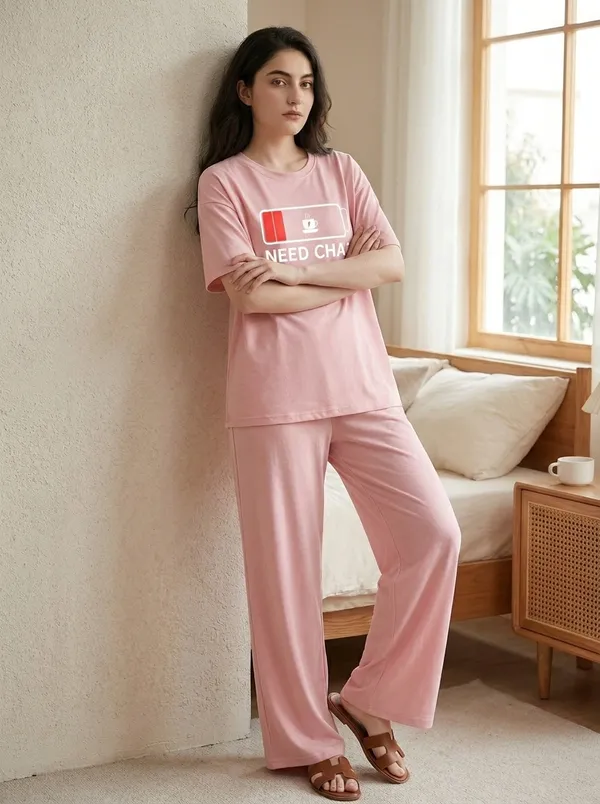 Fasense_Pure_Sinker_Cotton_Night_Suit_for_Women,__Super-Soft_Everyday_Loungewear_Tee_&_Pyjama_Set_for_Ladies_(Breathable,_Relaxed_Fit)