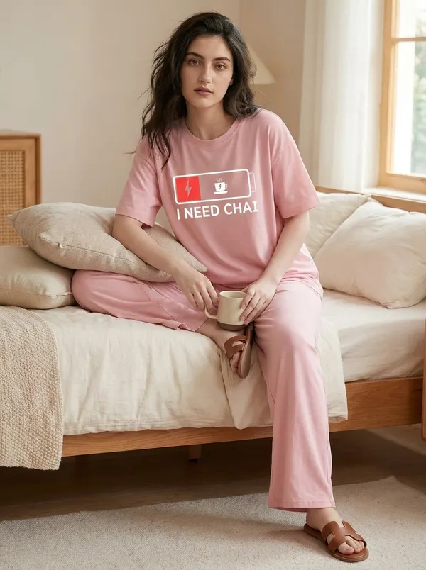 Fasense_Pure_Sinker_Cotton_Night_Suit_for_Women,__Super-Soft_Everyday_Loungewear_Tee_&_Pyjama_Set_for_Ladies_(Breathable,_Relaxed_Fit)
