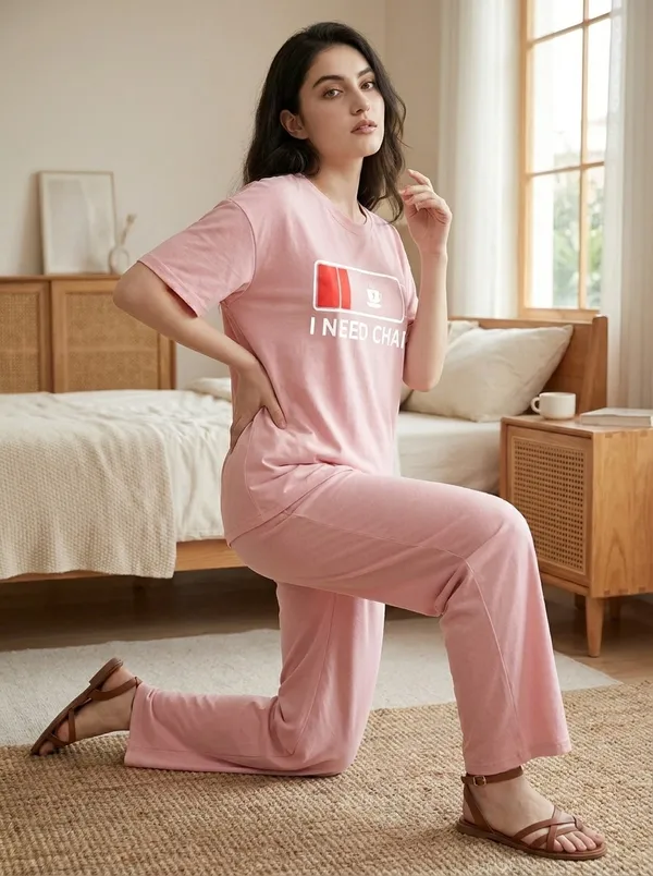 Fasense_Pure_Sinker_Cotton_Night_Suit_for_Women,__Super-Soft_Everyday_Loungewear_Tee_&_Pyjama_Set_for_Ladies_(Breathable,_Relaxed_Fit)