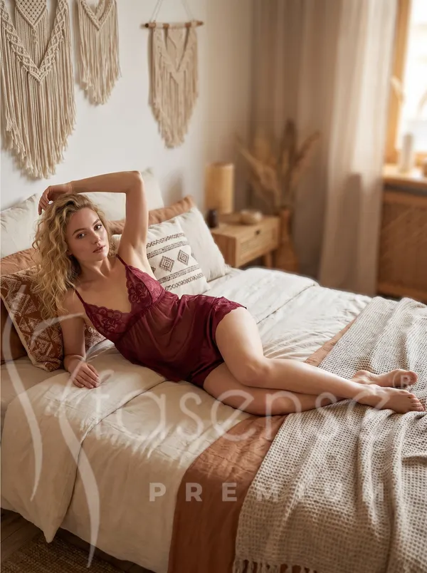 Women's_Maroon_Sheer_Powernet_Babydoll_Lingerie_Set_with_Floral_Lace_Neckline