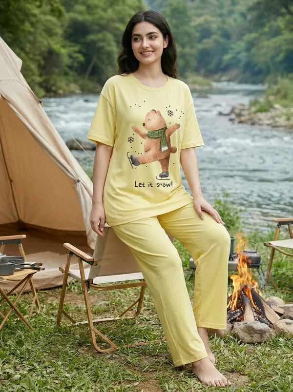 Fasense_Pure_Sinker_Cotton_Night_Suit_for_Women,__Super-Soft_Everyday_Loungewear_Tee_&_Pyjama_Set_for_Ladies_(Breathable,_Relaxed_Fit)