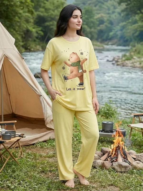 Fasense_Pure_Sinker_Cotton_Night_Suit_for_Women,__Super-Soft_Everyday_Loungewear_Tee_&_Pyjama_Set_for_Ladies_(Breathable,_Relaxed_Fit)