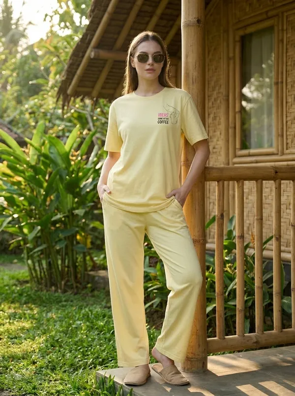 Fasense_Pure_Sinker_Cotton_Night_Suit_for_Women,__Super-Soft_Everyday_Loungewear_Tee_&_Pyjama_Set_for_Ladies_(Breathable,_Relaxed_Fit)