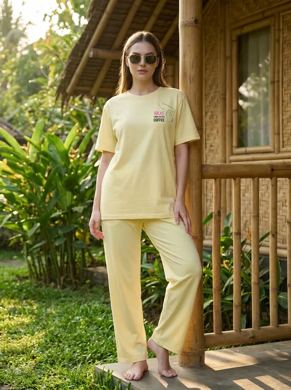 Fasense_Pure_Sinker_Cotton_Night_Suit_for_Women,__Super-Soft_Everyday_Loungewear_Tee_&_Pyjama_Set_for_Ladies_(Breathable,_Relaxed_Fit)