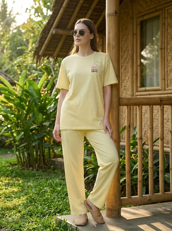 Fasense_Pure_Sinker_Cotton_Night_Suit_for_Women,__Super-Soft_Everyday_Loungewear_Tee_&_Pyjama_Set_for_Ladies_(Breathable,_Relaxed_Fit)