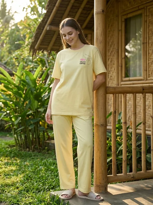 Fasense_Pure_Sinker_Cotton_Night_Suit_for_Women,__Super-Soft_Everyday_Loungewear_Tee_&_Pyjama_Set_for_Ladies_(Breathable,_Relaxed_Fit)
