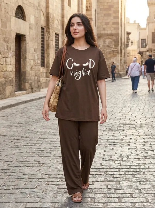 Fasense_Pure_Sinker_Cotton_Night_Suit_for_Women,__Super-Soft_Everyday_Loungewear_Tee_&_Pyjama_Set_for_Ladies_(Breathable,_Relaxed_Fit)