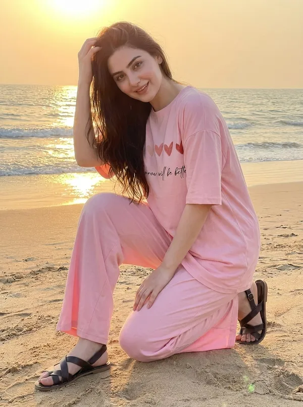 Fasense_Pure_Sinker_Cotton_Night_Suit_for_Women,__Super-Soft_Everyday_Loungewear_Tee_&_Pyjama_Set_for_Ladies_(Breathable,_Relaxed_Fit)