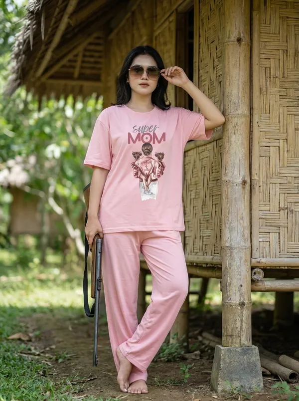 Fasense_Pure_Sinker_Cotton_Night_Suit_for_Women,__Super-Soft_Everyday_Loungewear_Tee_&_Pyjama_Set_for_Ladies_(Breathable,_Relaxed_Fit)