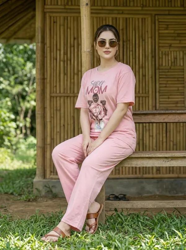 Fasense_Pure_Sinker_Cotton_Night_Suit_for_Women,__Super-Soft_Everyday_Loungewear_Tee_&_Pyjama_Set_for_Ladies_(Breathable,_Relaxed_Fit)