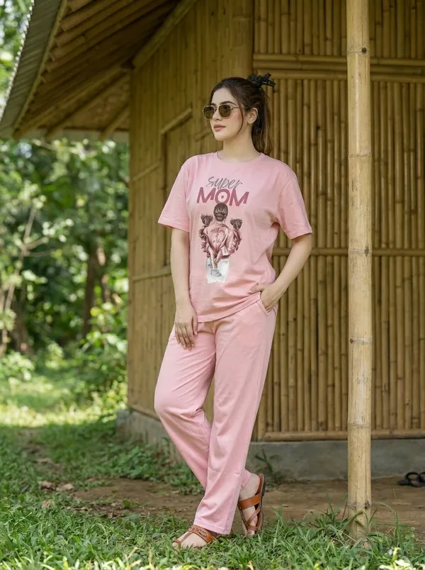 Fasense_Pure_Sinker_Cotton_Night_Suit_for_Women,__Super-Soft_Everyday_Loungewear_Tee_&_Pyjama_Set_for_Ladies_(Breathable,_Relaxed_Fit)
