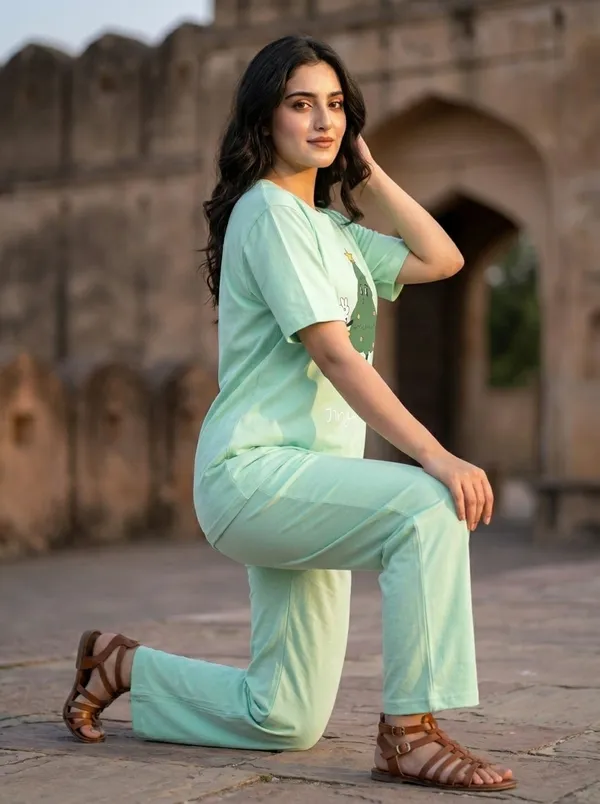 Fasense_Pure_Sinker_Cotton_Night_Suit_for_Women,__Super-Soft_Everyday_Loungewear_Tee_&_Pyjama_Set_for_Ladies_(Breathable,_Relaxed_Fit)