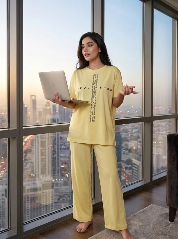 Fasense_Pure_Sinker_Cotton_Night_Suit_for_Women,__Super-Soft_Everyday_Loungewear_Tee_&_Pyjama_Set_for_Ladies_(Breathable,_Relaxed_Fit)
