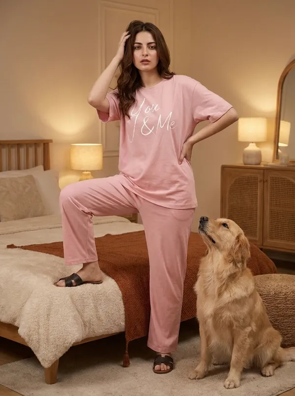 Fasense_Pure_Sinker_Cotton_Night_Suit_for_Women,__Super-Soft_Everyday_Loungewear_Tee_&_Pyjama_Set_for_Ladies_(Breathable,_Relaxed_Fit)