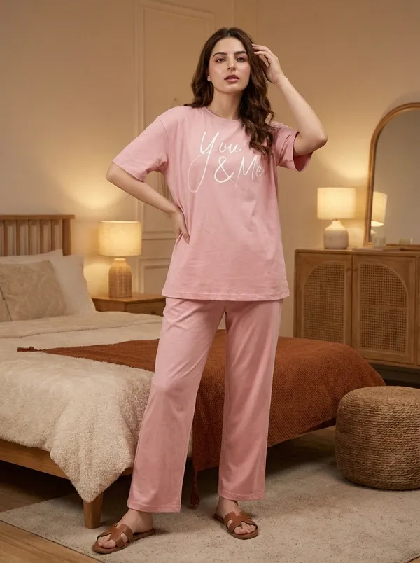 Fasense_Pure_Sinker_Cotton_Night_Suit_for_Women,__Super-Soft_Everyday_Loungewear_Tee_&_Pyjama_Set_for_Ladies_(Breathable,_Relaxed_Fit)