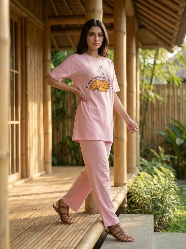 Fasense_Pure_Sinker_Cotton_Night_Suit_for_Women,__Super-Soft_Everyday_Loungewear_Tee_&_Pyjama_Set_for_Ladies_(Breathable,_Relaxed_Fit)