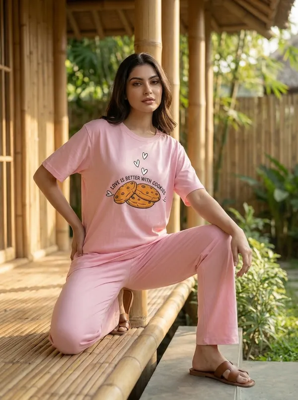 Fasense_Pure_Sinker_Cotton_Night_Suit_for_Women,__Super-Soft_Everyday_Loungewear_Tee_&_Pyjama_Set_for_Ladies_(Breathable,_Relaxed_Fit)