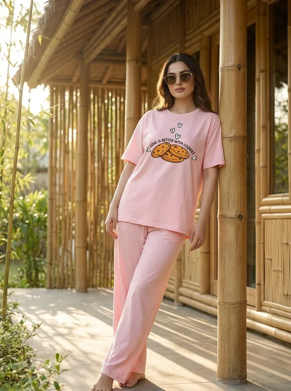 Fasense_Pure_Sinker_Cotton_Night_Suit_for_Women,__Super-Soft_Everyday_Loungewear_Tee_&_Pyjama_Set_for_Ladies_(Breathable,_Relaxed_Fit)