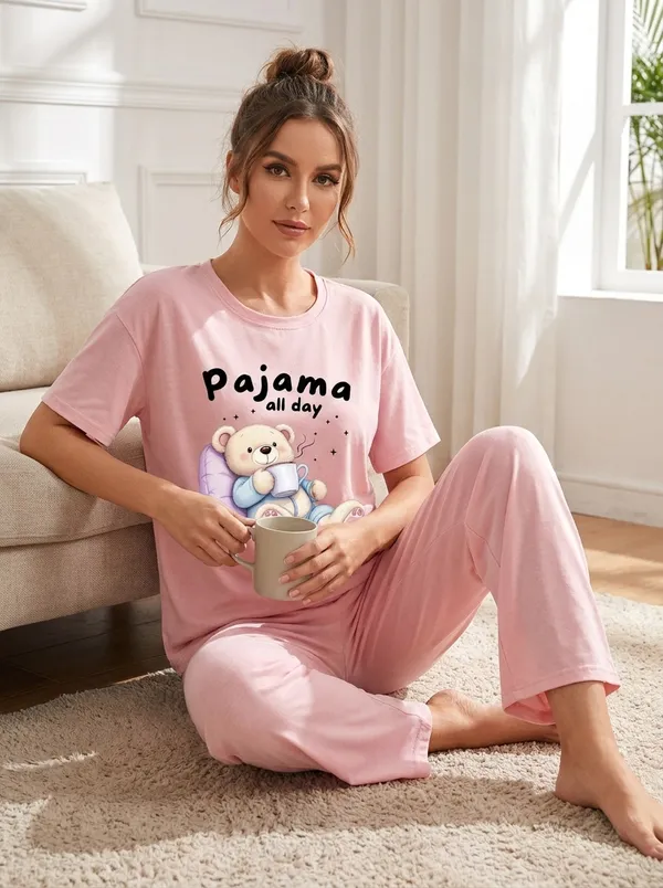 Fasense_Pure_Sinker_Cotton_Night_Suit_for_Women,__Super-Soft_Everyday_Loungewear_Tee_&_Pyjama_Set_for_Ladies_(Breathable,_Relaxed_Fit)