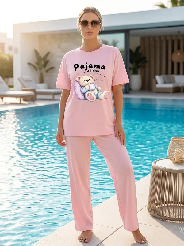 Fasense_Pure_Sinker_Cotton_Night_Suit_for_Women,__Super-Soft_Everyday_Loungewear_Tee_&_Pyjama_Set_for_Ladies_(Breathable,_Relaxed_Fit)