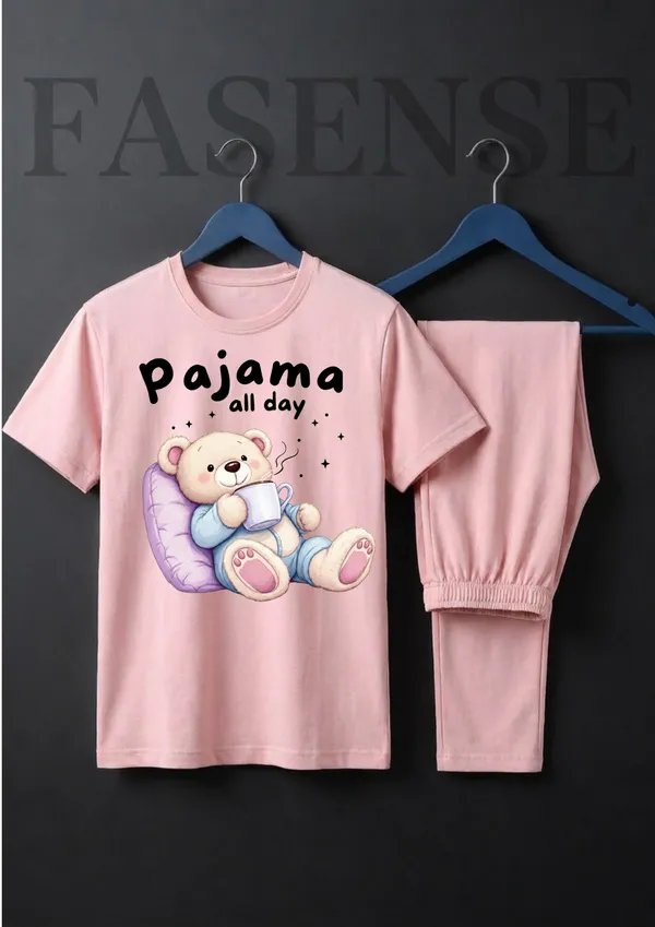 Fasense_Pure_Sinker_Cotton_Night_Suit_for_Women,__Super-Soft_Everyday_Loungewear_Tee_&_Pyjama_Set_for_Ladies_(Breathable,_Relaxed_Fit)