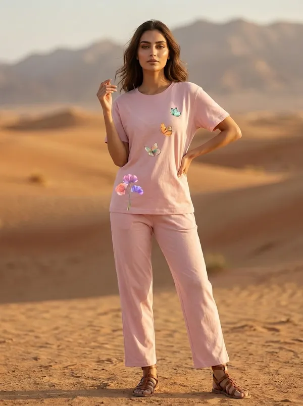 Fasense_Pure_Sinker_Cotton_Night_Suit_for_Women,__Super-Soft_Everyday_Loungewear_Tee_&_Pyjama_Set_for_Ladies_(Breathable,_Relaxed_Fit)