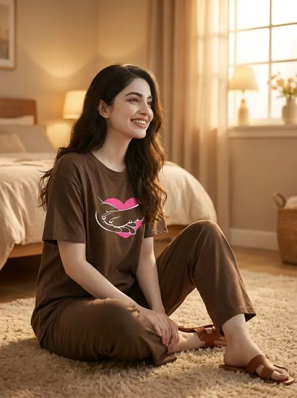Fasense_Pure_Sinker_Cotton_Night_Suit_for_Women,__Super-Soft_Everyday_Loungewear_Tee_&_Pyjama_Set_for_Ladies_(Breathable,_Relaxed_Fit)