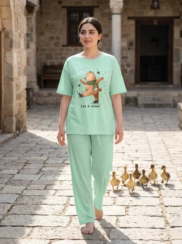 Fasense_Pure_Sinker_Cotton_Night_Suit_for_Women,__Super-Soft_Everyday_Loungewear_Tee_&_Pyjama_Set_for_Ladies_(Breathable,_Relaxed_Fit)