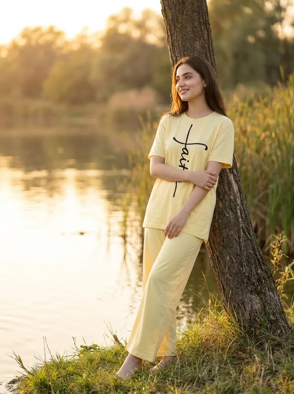 Fasense_Pure_Sinker_Cotton_Night_Suit_for_Women,__Super-Soft_Everyday_Loungewear_Tee_&_Pyjama_Set_for_Ladies_(Breathable,_Relaxed_Fit)