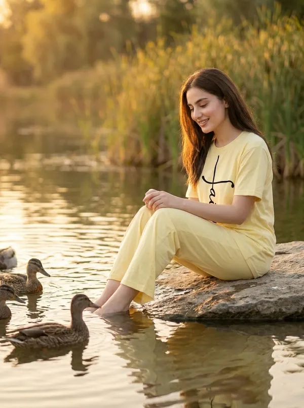 Fasense_Pure_Sinker_Cotton_Night_Suit_for_Women,__Super-Soft_Everyday_Loungewear_Tee_&_Pyjama_Set_for_Ladies_(Breathable,_Relaxed_Fit)